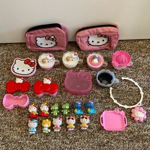 Hello Kitty lot of used toys